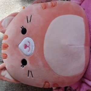 GIGI 14" Squishmellow Orange Cat New Missing Ear Tag